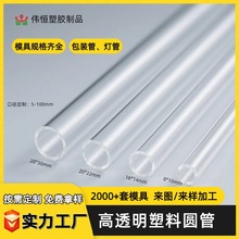 高透PVC硬管深圳塑料挤出工厂PC吸管透明包装管食品级吸管水管子