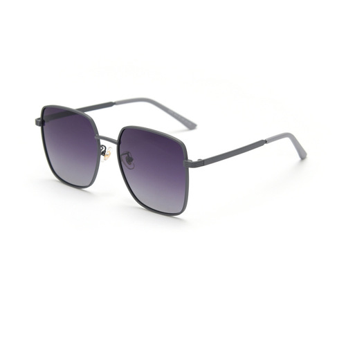 Weiyi D050 European and American Metal Square Sunglasses Women's Trendy Internet Celebrity Street Photo Sunglasses Dongdaemun Cross-Border Polarized Glasses