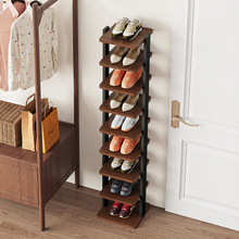 源头鞋架多层家用门口小窄简易室内好看出租房宿舍收纳钢木置物架