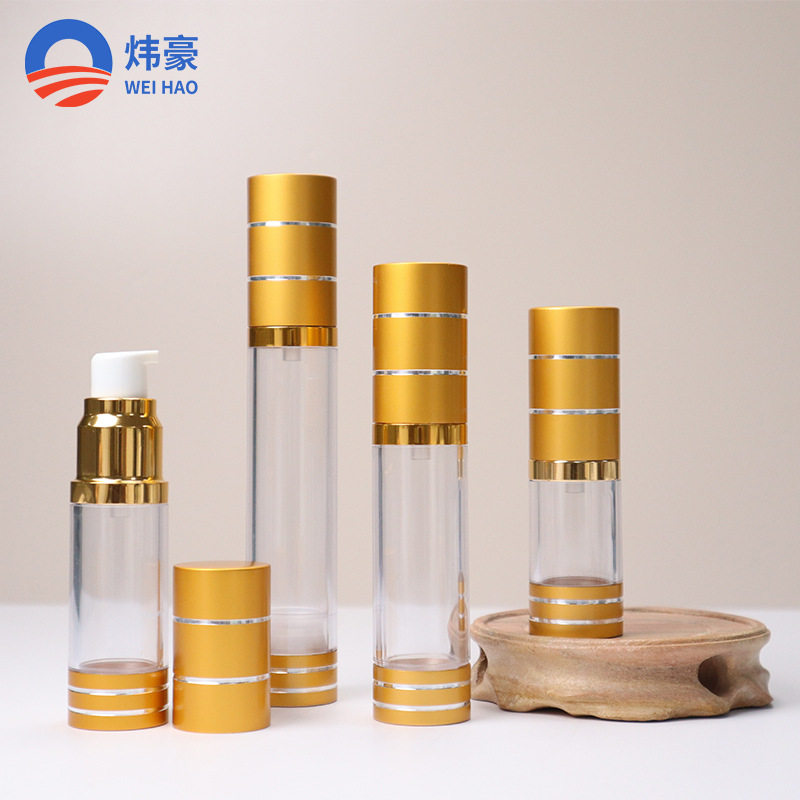 电化铝AS透明真空瓶10ml15ml20ml30ml精华乳液瓶喷雾瓶按压分装瓶