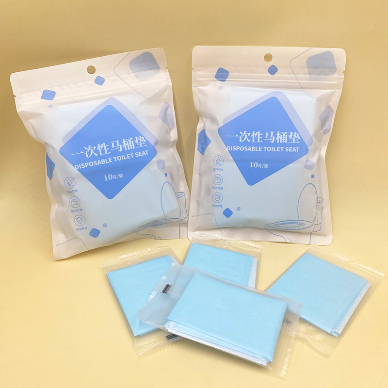 Disposable toilet seat individually packaged maternity toilet toilet paper double layer waterproof dirt-proof hotel seat paper wholesale