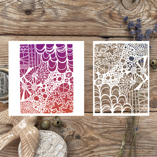 Cross-Border Dropshipping Masking Board with Irregular Pattern Hollow Engraving Plastic Hand-Painted Graffiti Spray Hand Account Decoration Template