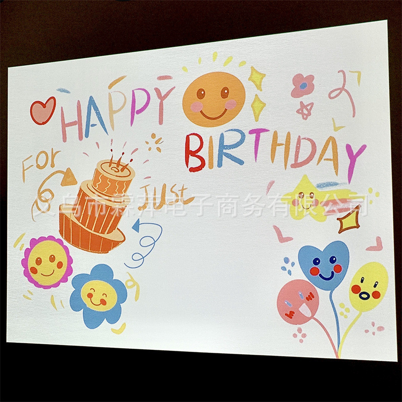 Feliz cumpleaños proyector lámpara de proyección Corea del Sur ins estilo Pequeño Libro Rojo neto rojo foto proyección confesión accesorios creativos