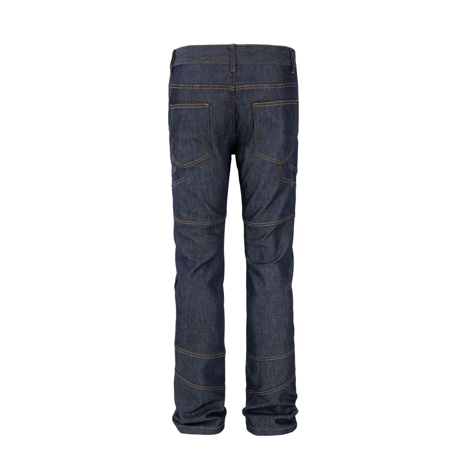 Three dimensional blue jeans, American style, slim fit