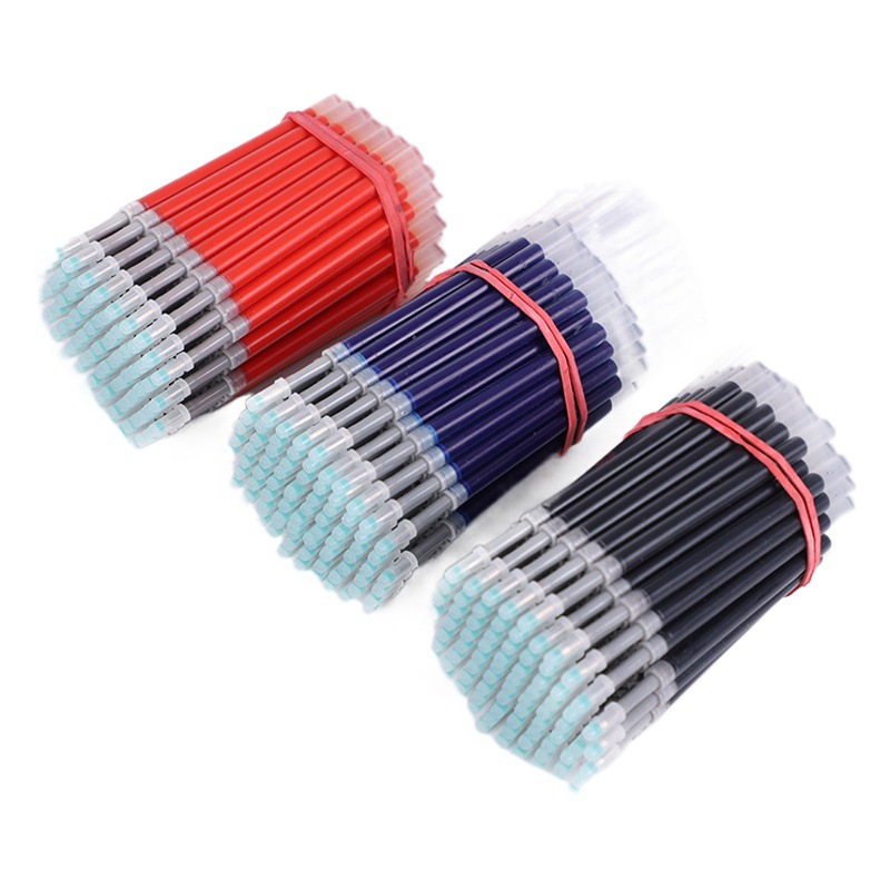 0.5 Bullet Tip Retractable Gel Pen Refill, Large Capacity, Office Use, Non-Stop Ink Supply, Pen Refill for Students, Exam Stationery