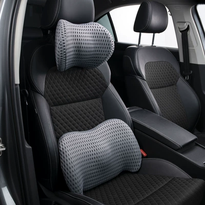 Waist support: Lumbar Cushion Car - dark-graysuit-de-velvet-style