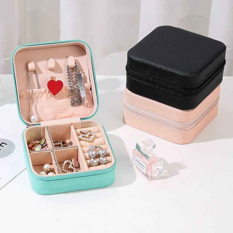 Handheld storage system, storage box, earrings, square sophisticated ring, accessory