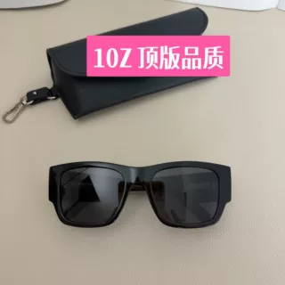 正确顶版P家墨镜女三角logo蔡徐坤同款大框板材太阳眼镜男SPR10Z