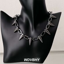 暗黑朋克个性子弹项链男潮帅气重工美式hiphop嘻哈choker颈链辣妹