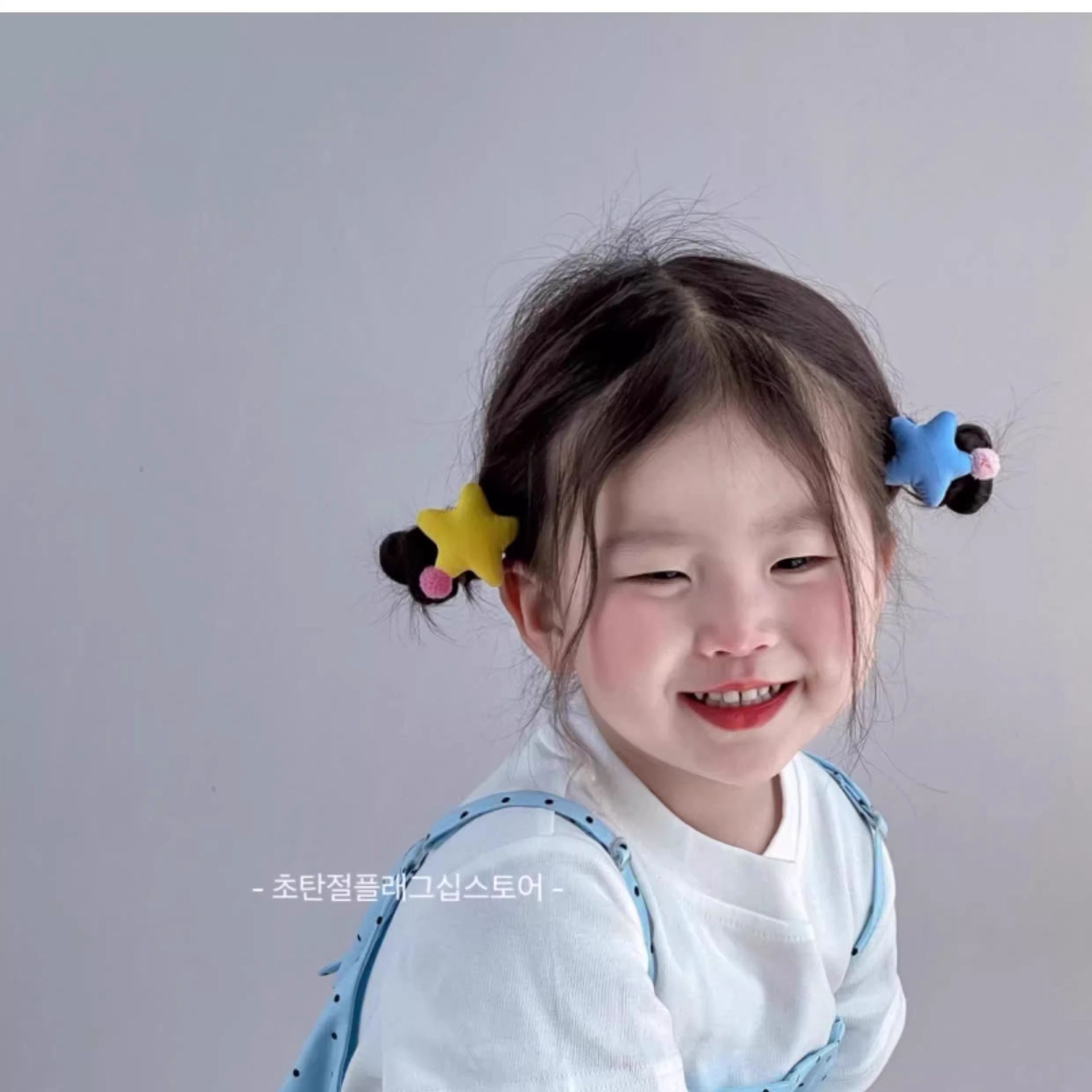 2025 Cute Super Cute Baby Star Hair Band Rubber Band Children's Hair Rope Little Girls Do Not Hurt Hair Girls Headband Headwear