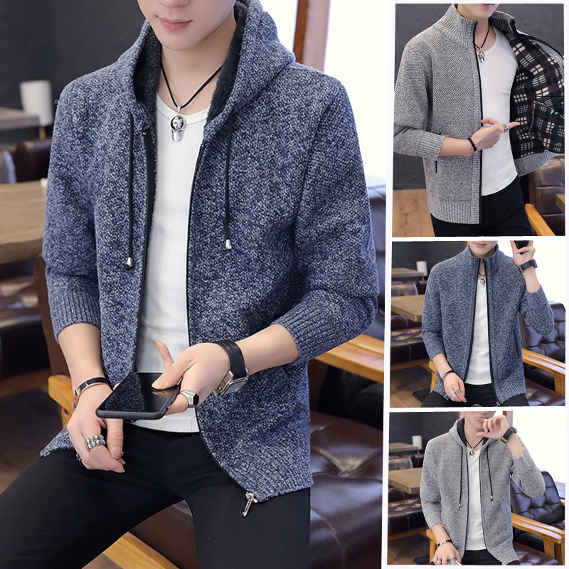 Autumn and winter men's sweater men's th...