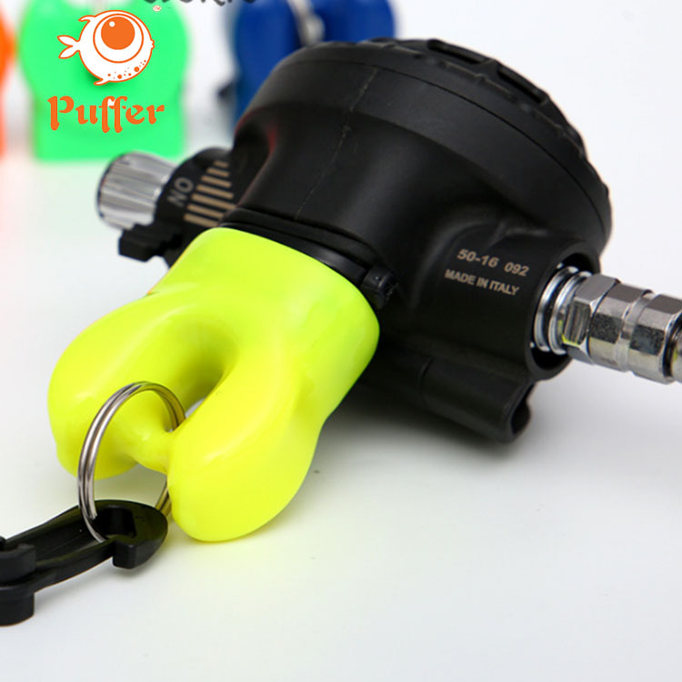 HOTDIVE Boquilla Titular Mini cabeza secundaria cubierta protectora colgante de buceo rápido grillete