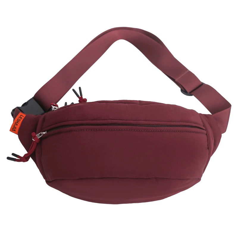 Сумка через плечо (chest bag) стёганая, демисезонная, мультицвет, универсальный пояс/ремень, 36×10×16 см