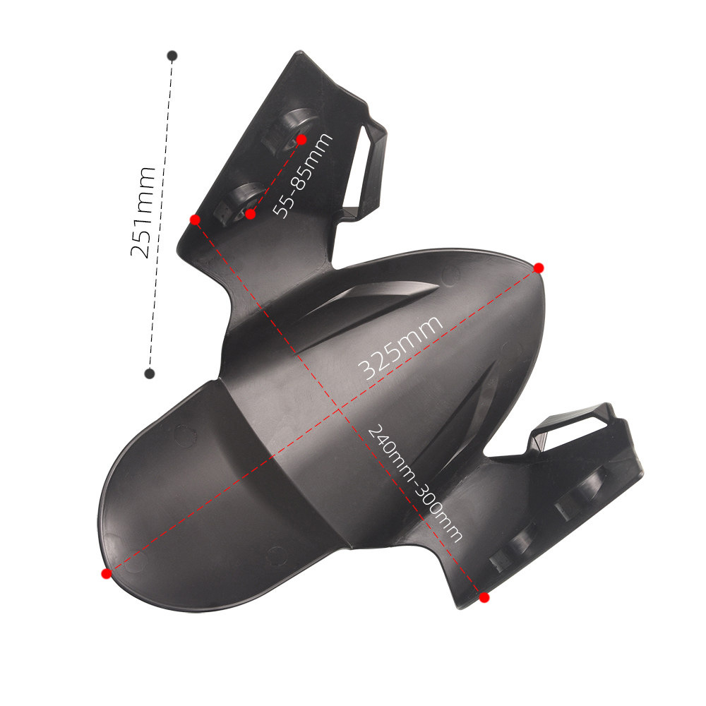 Applicable to three generations of sports motorcycle electric motorcycle 185 open gear modified calf F90 electric car koso front fender