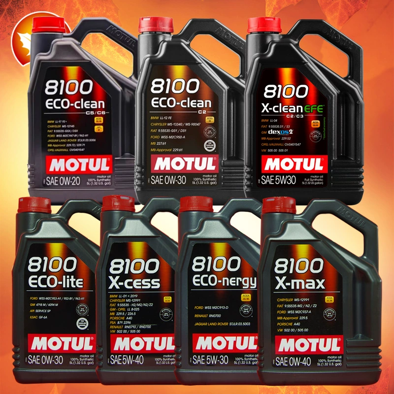 Моторное масло Mot 8100 0W20/0W30/0W40/5W30/5W40 5L/1L, полностью синтетическое, эфирное, импортное