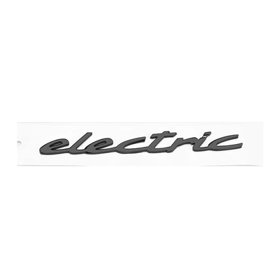 English logo Car logo - glossy-black-electric
