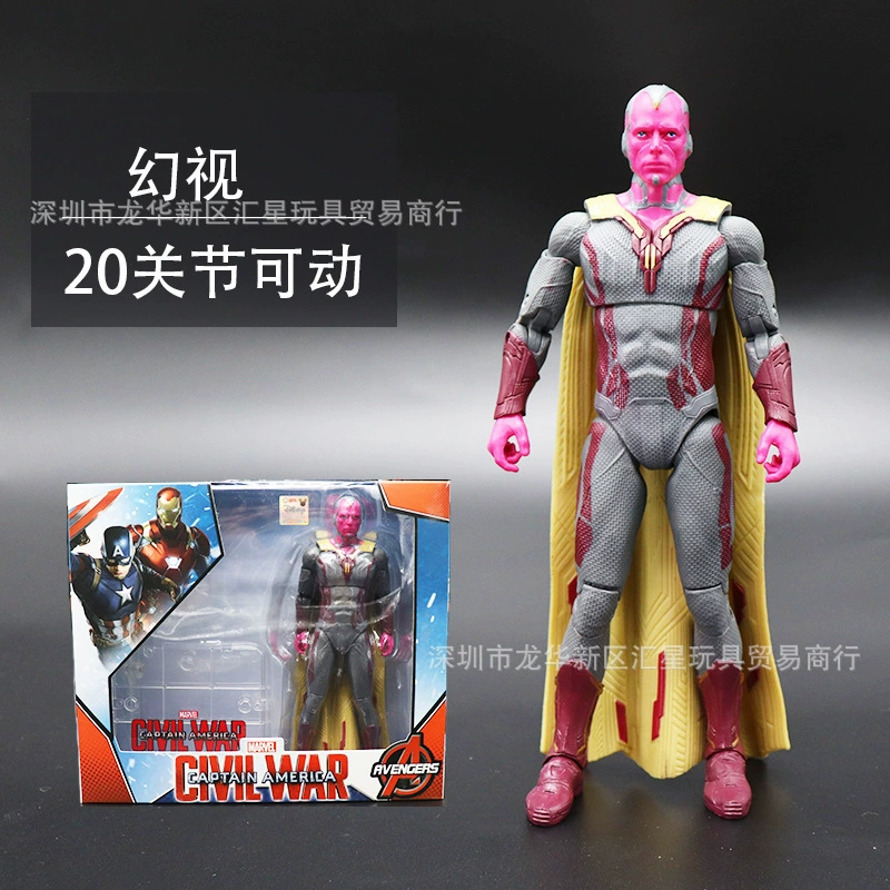 Минифигурка (Мстители) коллекционная сборка Marvel — Человек-Паук, Железный человек, Халк и другие, 20 суставов