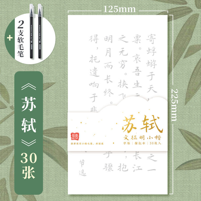 飞乐鸟临摹字帖国学诗词小楷毛笔专用仿宣纸初学者练字书法练习纸|undefined