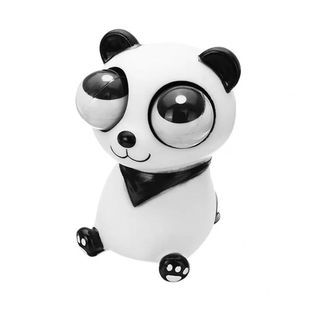 Squeeze eye-popping panda doll novelty creative vent trick funny children's office toy birthday gift