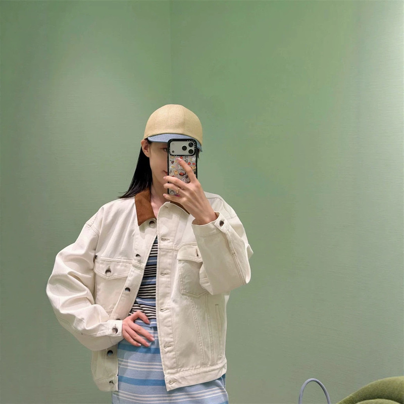 2026 Summer New Style Nanyou Pra Workwear Casual Commuting Style Pocket Short Jacket + Wide-Leg Trousers Set