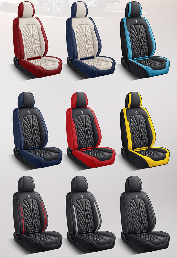 25 Years New All-Inclusive Nappa Leather Four-Season Universal Car Seat Cushion Seat Cushion Seat Cover Entity Cross-Border Wholesale Amazon