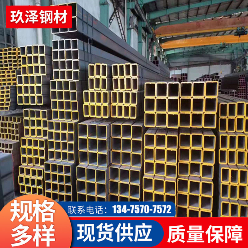 镀锌方矩管规格齐全，现货销售无缝方矩管，钢结构大口径方矩管