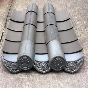 仿古屋檐 青瓦 青砖 瓦顶 古建屋顶 灰瓦 中式屋顶设计 园林复古-阿里巴巴