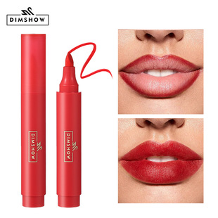 Cross-border hot DIMSHOW lipstick water lip line lip glaze pen long-lasting makeup matte non-stick cup waterproof lip dye liquid