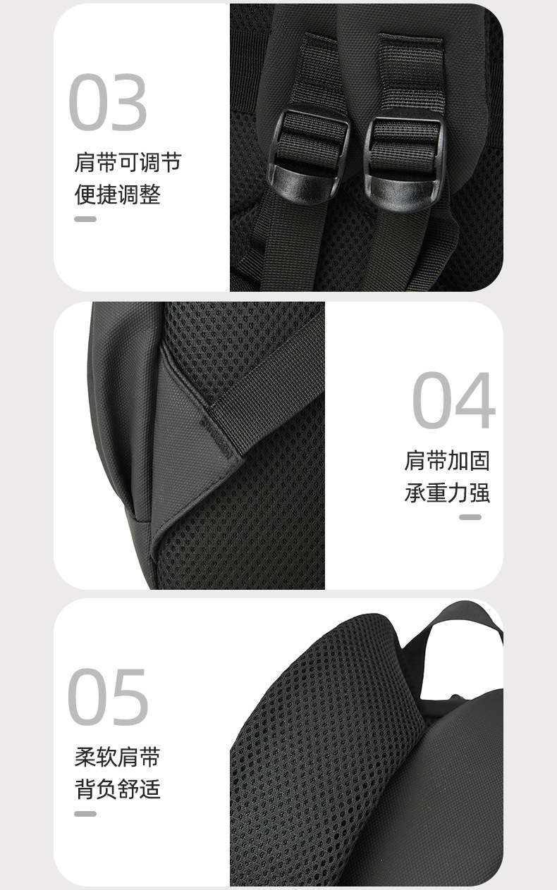 New cross-border backpacks: Men's casual travel bags, college students' computer bags, business commuting backpacks, and outdoor bags undefined