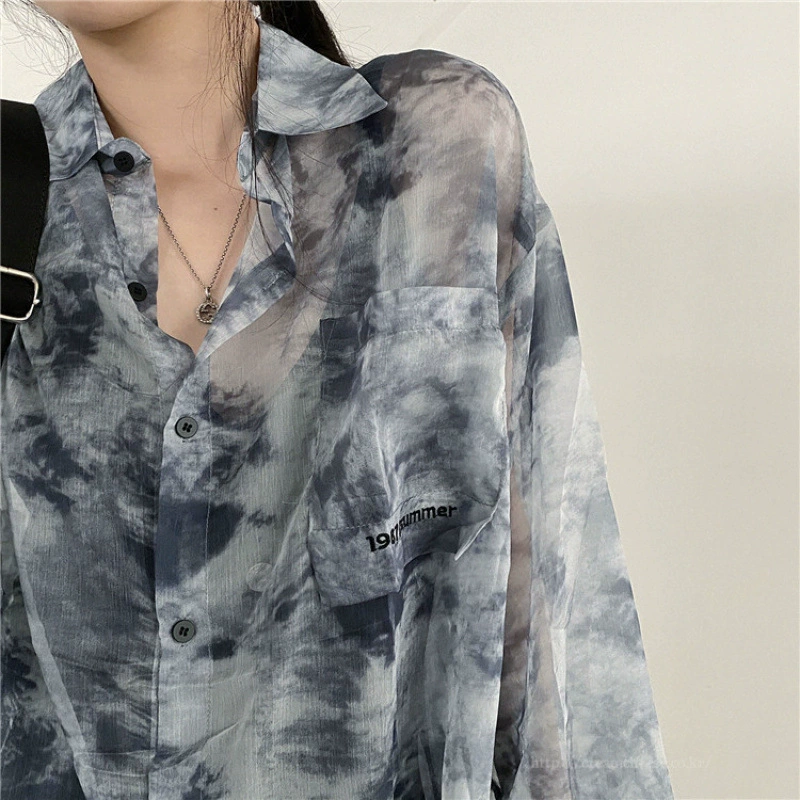 Design summer shirt, Korean style, trend of season, loose fit, sun protection
