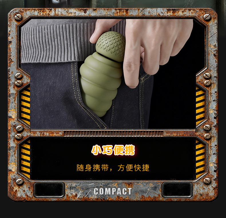 Automatic Sucking Telescopic Heating Masturbator Cup with Button Control, Silicone Grenade Trainer — detail image 14