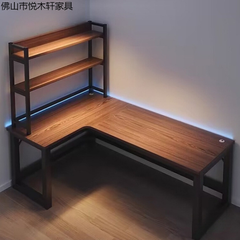 코너 컴퓨터 책상 L자형 데스크탑 가정용 게임 책상 책장 침실 학습 책상 사무실 책상 의자 게임 책상