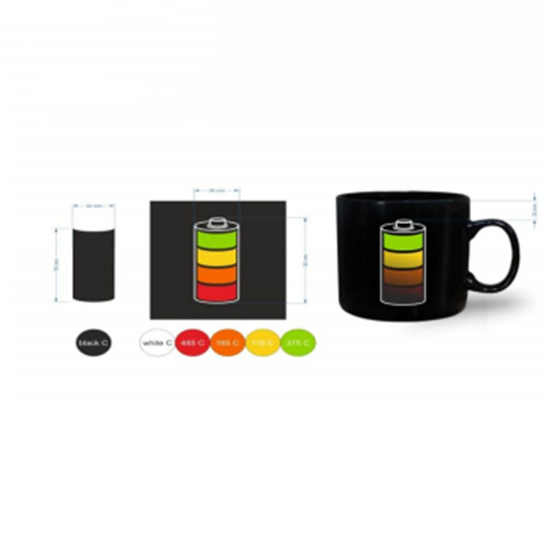 Pegatinas de agua de vidrio de cambio de color Pegatinas de agua de cambio de color sensible a la temperatura Pegatinas de agua de taza Pegatinas de agua de cambio de color caliente Pegatinas de agua de cambio de color image 5