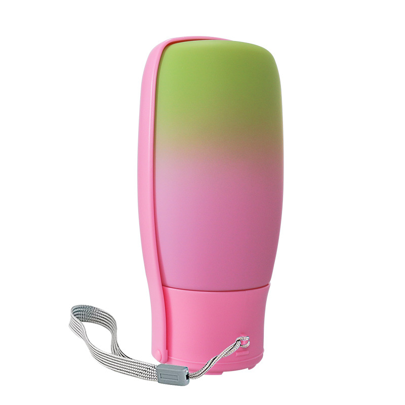 [Gradiente de color de la serie] taza de agua para mascotas hervidor portátil al aire libre mascota plegable filtro resistente a altas temperaturas PET taza de agua