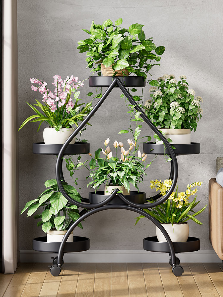 업그레이드된 블랙 - 대담하고 두꺼워진 6개의 세면대 [무료 범용 휠]