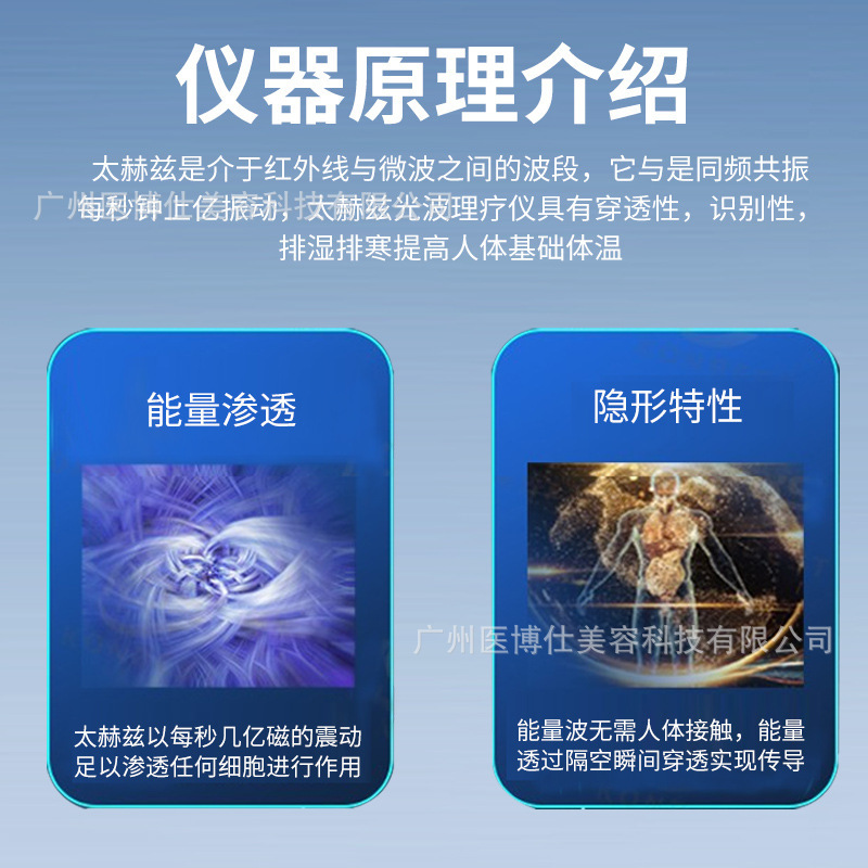 新しくアップグレードされたMRIテラヘルツ温熱療法装置D4細胞修復エネルギーデバイス商業理学療法装置家庭用健康装置|undefined
