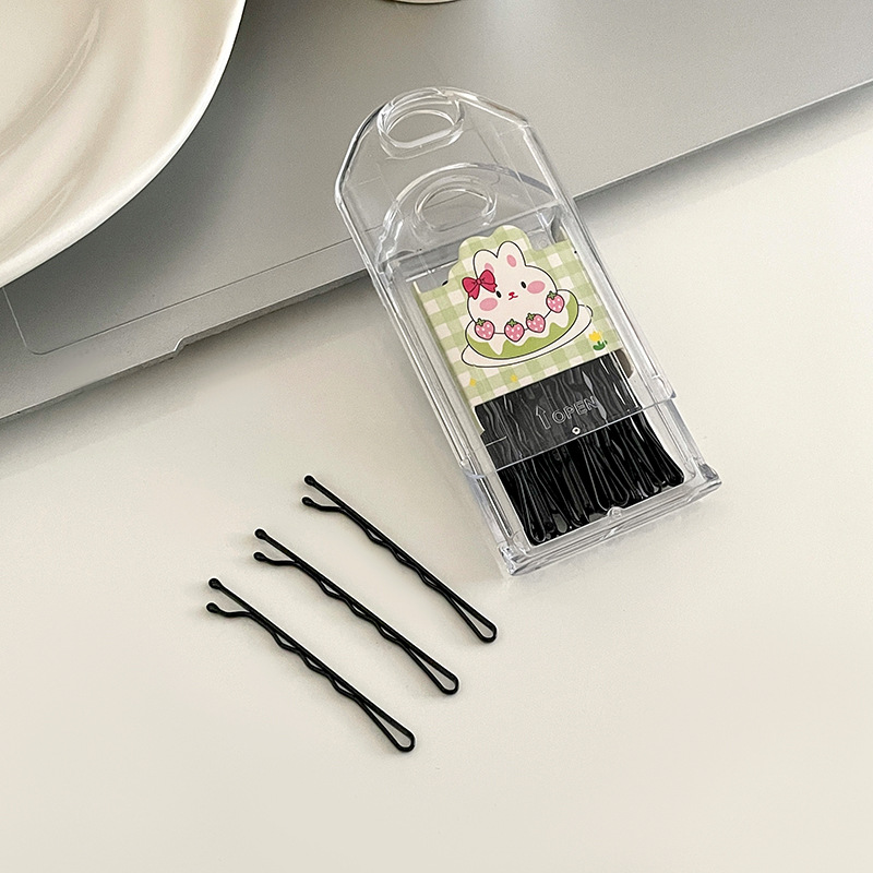 Clip negro de una palabra, clip para el cabello roto, clip lateral, tarjeta lateral, niño, adulto, niño, cabello, clip invisible, flequillo, horquilla