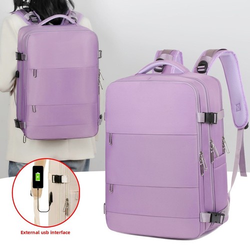Bestselling travel backpack with large capacity, suitable for men and women, business, commuting, and casual use, multi-compartment school bag, laptop bag with hand strap