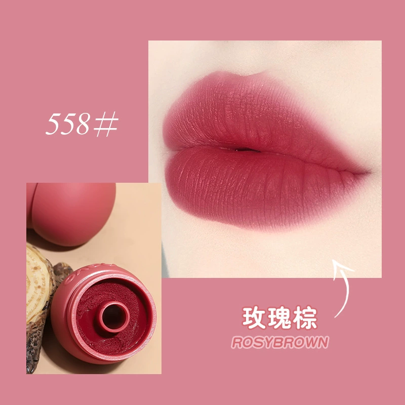  Lipstick, matte lip gloss, translucent shading, does not fade