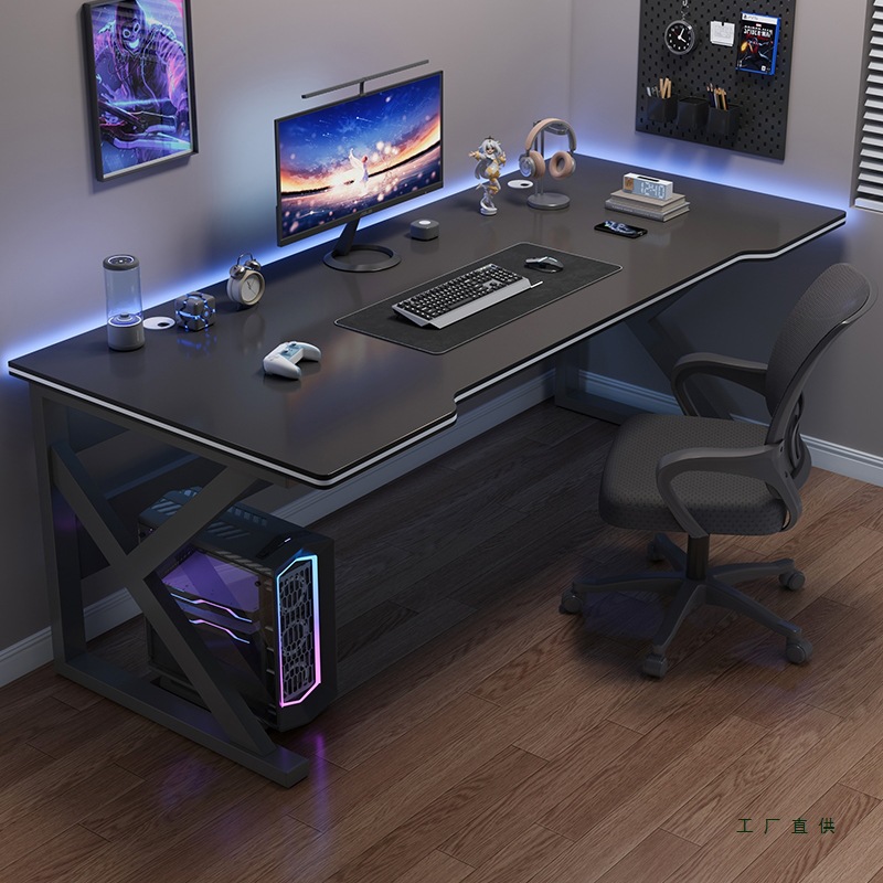 Computer Desk Desktop Bedroom Home E-Sports Table Workbench Simple Rental House Student Desk Writing Desk