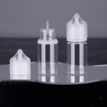 注油瓶防盗盖现货pet10ml挤压30毫升透明塑料瓶分装尖嘴烟滴液瓶