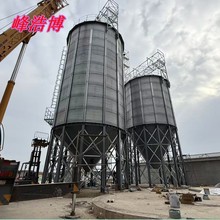 大型装配式钢板仓粮食储存仓100吨-1000吨养殖场料仓玉米小麦粮仓