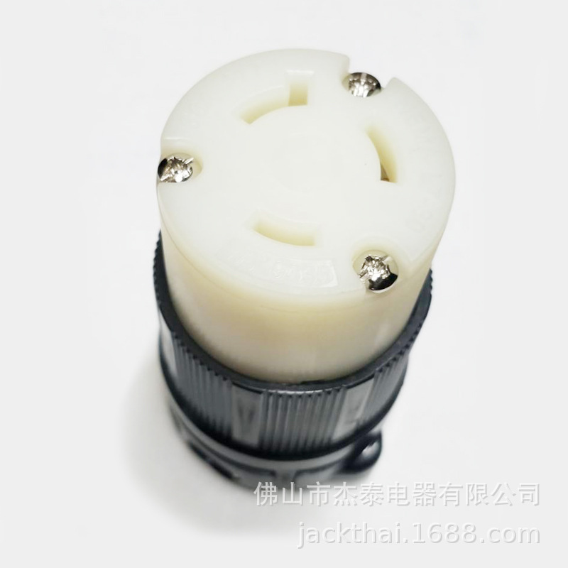 WJ-9335 L7-30C 连接器,美式母头插座,对插防松脱母座,美式认证