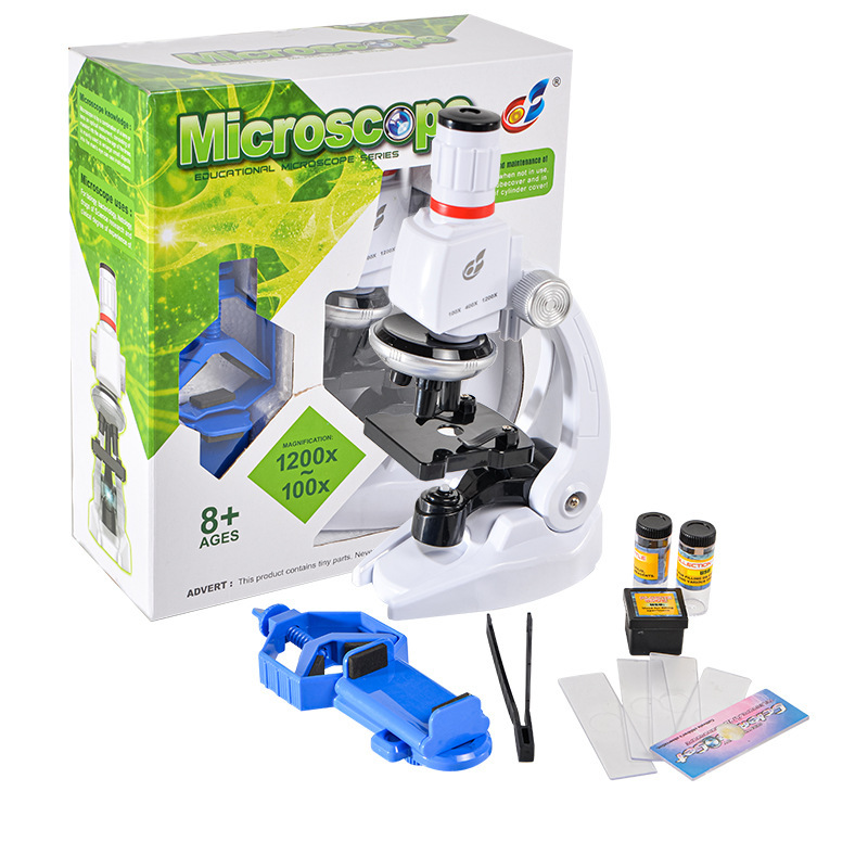Children's Science Experiment Steam Microscope Toy Set Primary School Students Making Experimental Equipment Kindergarten Teaching Aids