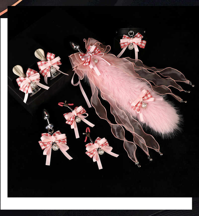 Set Of Anal Plugs With Removable Tail For Backyard Play_voghion.com