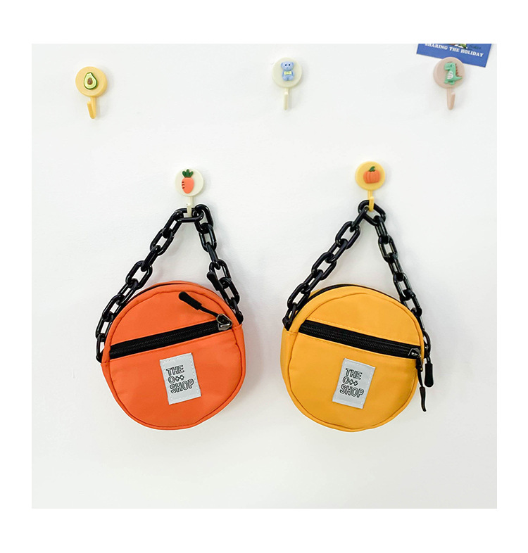 90g Weight Nylon Lining Material Zipper Closure Type Single Shoulder Strap Strap Type Coin Purse Bags Type Casual, Holiday Occasion Nylon Material Letter, Solid Color Pattern All Seasons Season Unisex Gender Streetwear Style Round Shape Mini Size Unisex Mini Nylon Letter Solid Color Streetwear Round Zipper Coin Purse 21