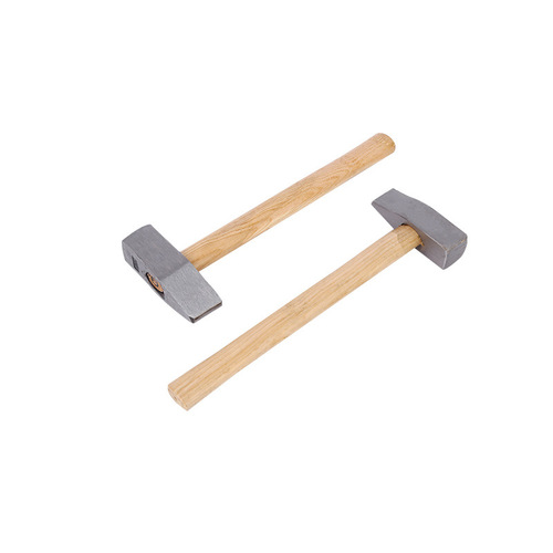 Manufacturer wholesale wooden handle mountain hammer, masonry hammer, broken stone, forged hammer, flat head large hammer