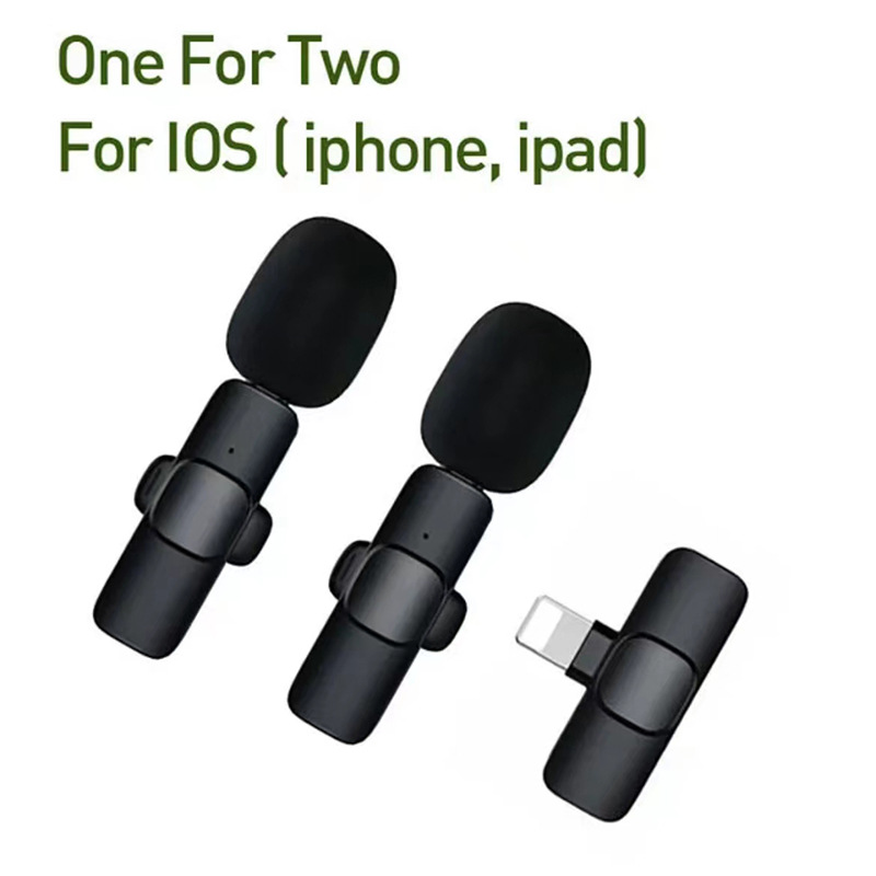 [En stock del fabricante] Micrófono inalámbrico K9 K15, micrófono de solapa inteligente con cancelación de ruido, plug-and-play, para transmisión en vivo image 13