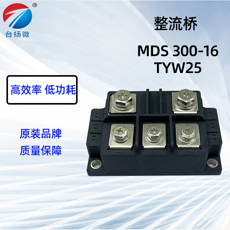 三相整流桥 MDS300-16 TYW25桥堆模块 整流机焊机电镀电源桥堆