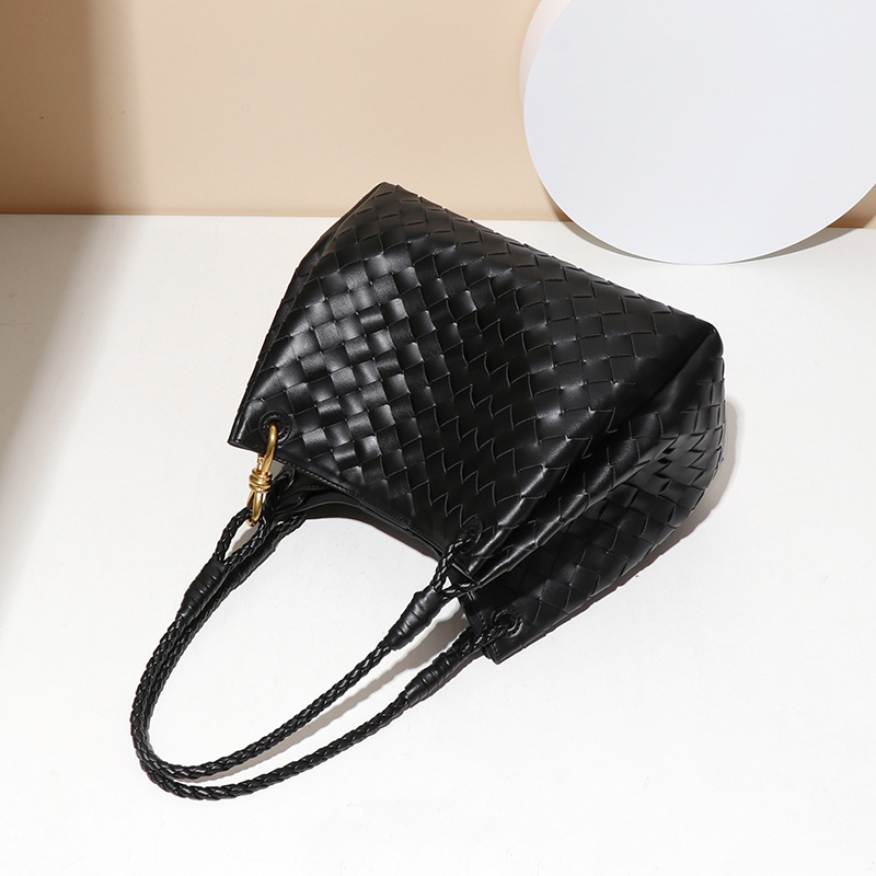 Shu Qi's woven parachute with large capacity for commuting, hand-held tote , open top drawstring, mom, child, mother_voghion.com